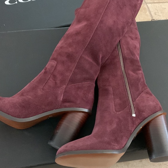 COACH Suede Zip boots - Picture 4 of 9
